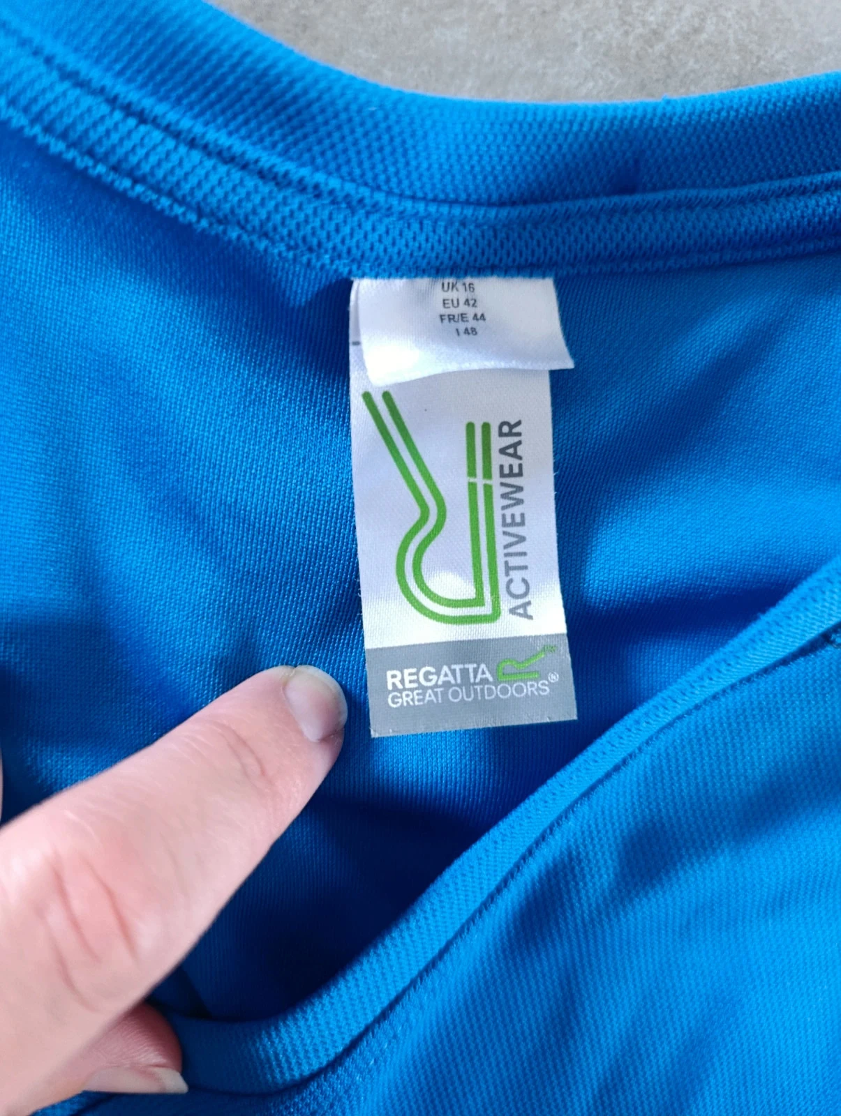Sport-T-shirt Regatta Activewear blauw – Maat EU 42 – Ademend – photo 5